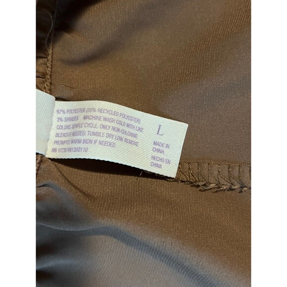 Stars Above, Woman, Baby Doll Pajama, Brown, Size L Two pieces, Satin - Picture 4 of 4